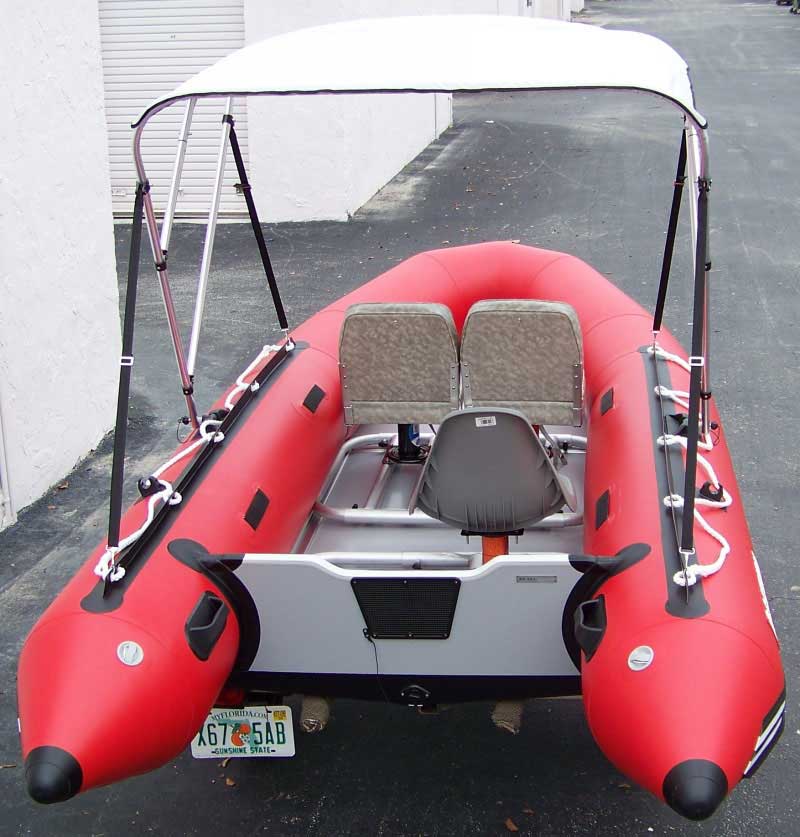 inflatable baby boat with canopy