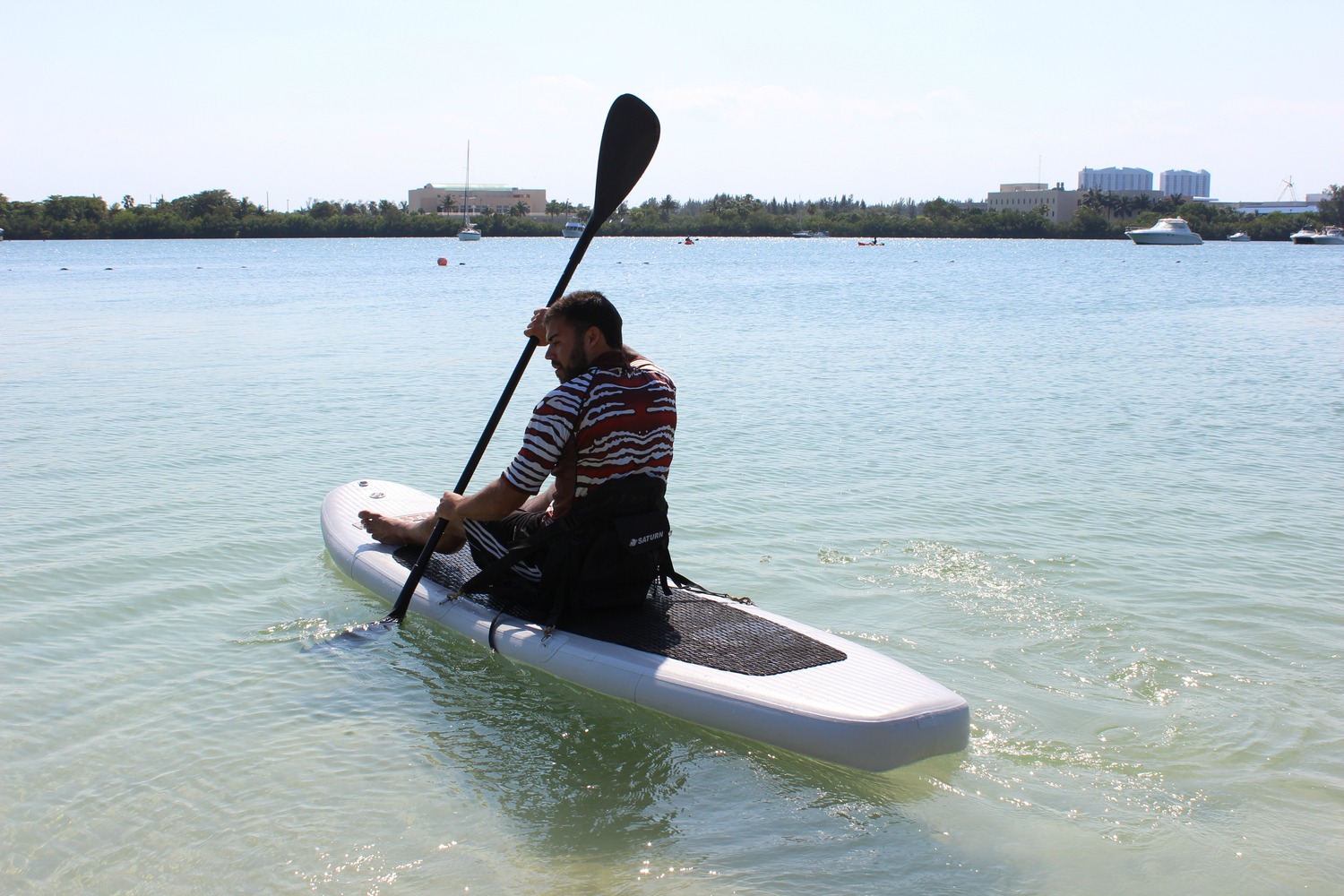 stand up paddle board with chair