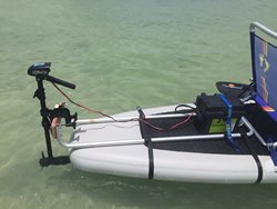 SUP PADDLE BOARD MOTOR MOUNT KIT TO INSTALL ELECTRIC TROLLING OUTBOARD ...