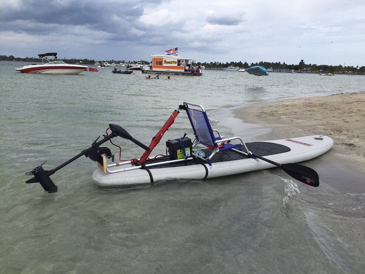 Install Electric Motor on Any SUP Paddle Board.