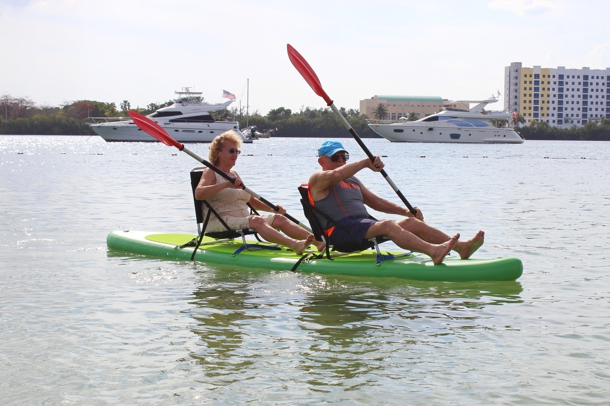 folding beach chair sup kayak seat.