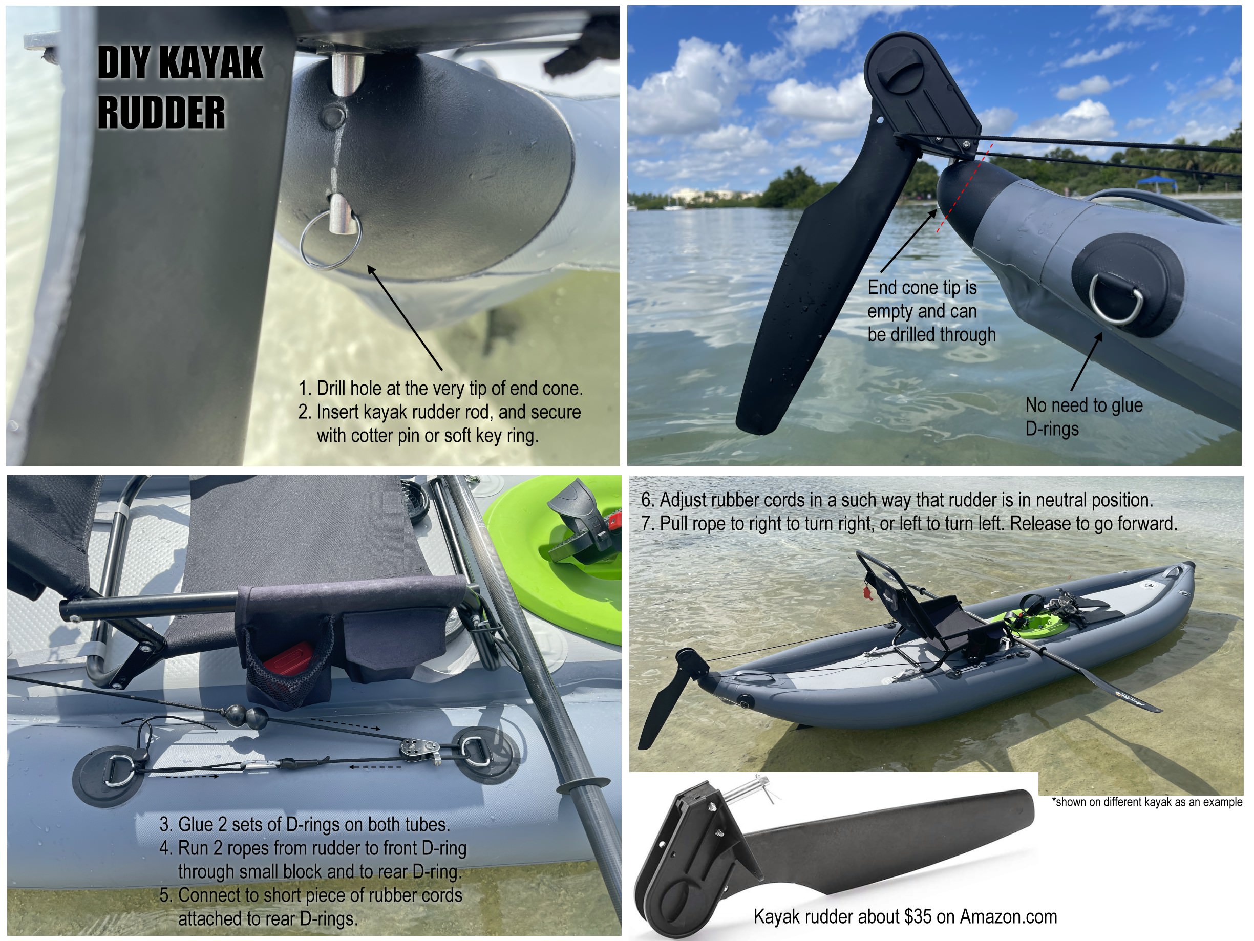 Inflatable Kayak + Outboard Motor =  