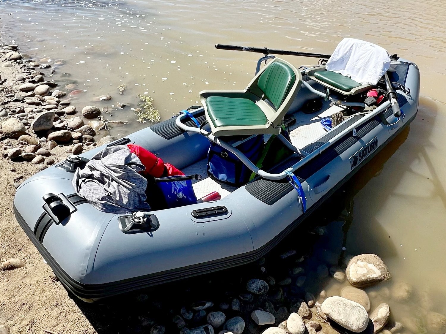 Inflatable PVC 1 Person Fishing Drifting Pedal Kayak Raft Boat New