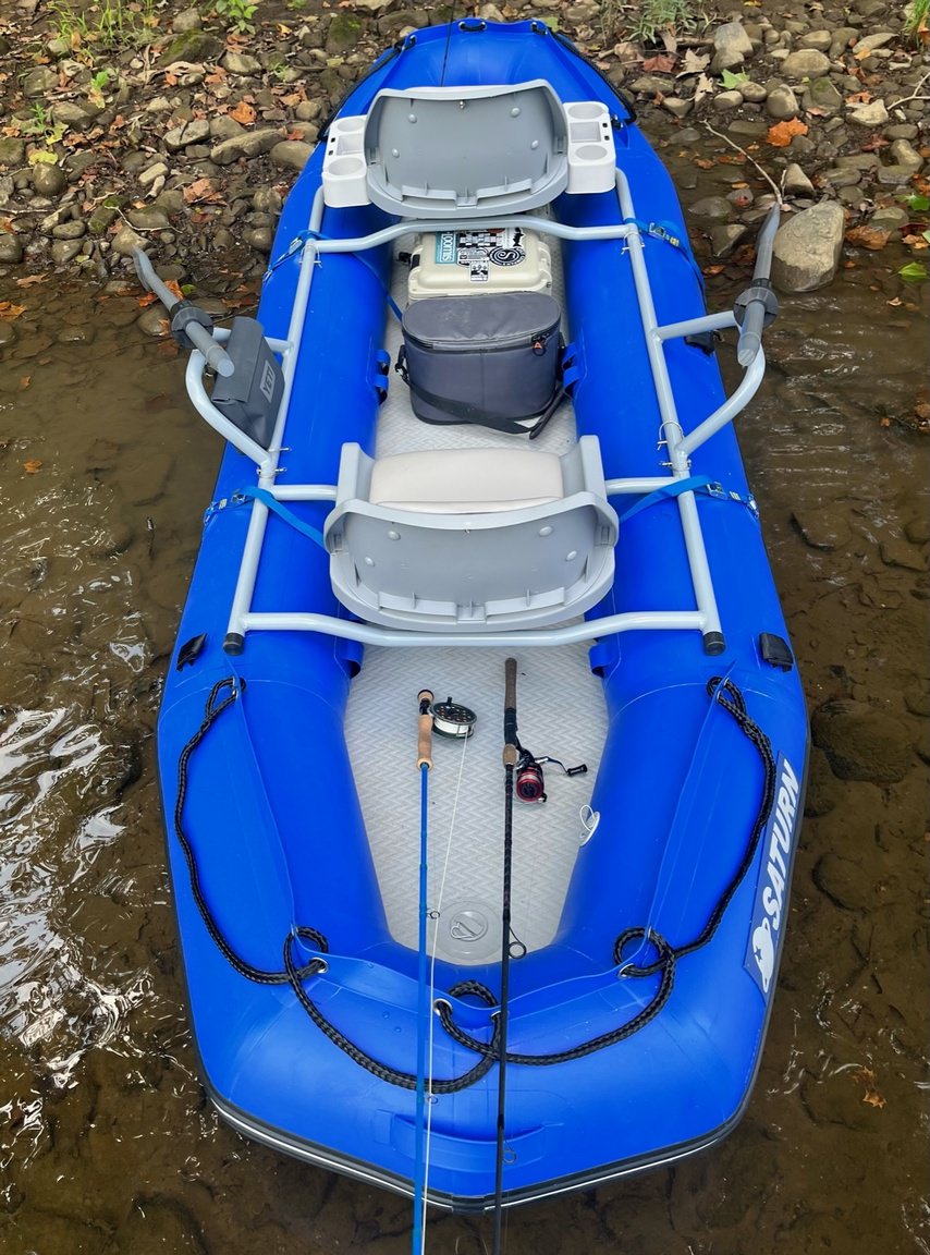 Aluminum Fly Fishing Rowing Frame for 2 people. River Raft Row Frame.