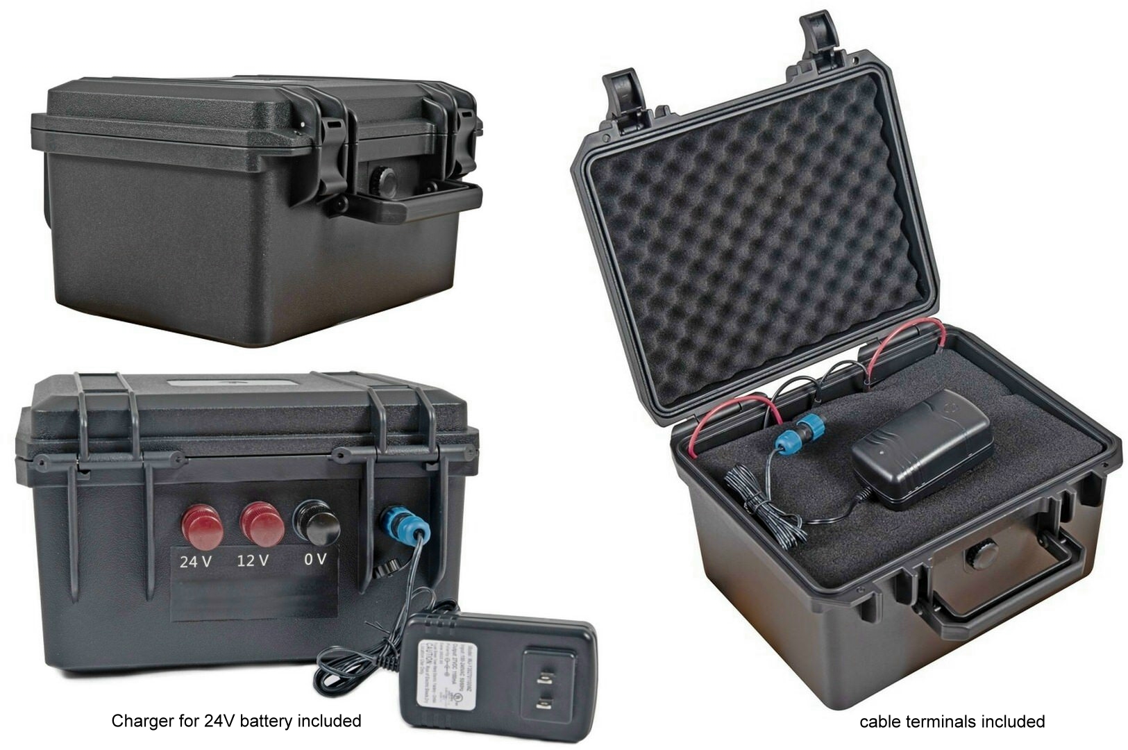 Battery Box for 12V or 24V batteries.