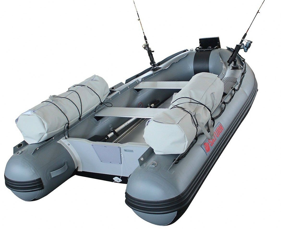 Inflatable Fishing Boat with Bench Seat, Rubber Boat for Fishing