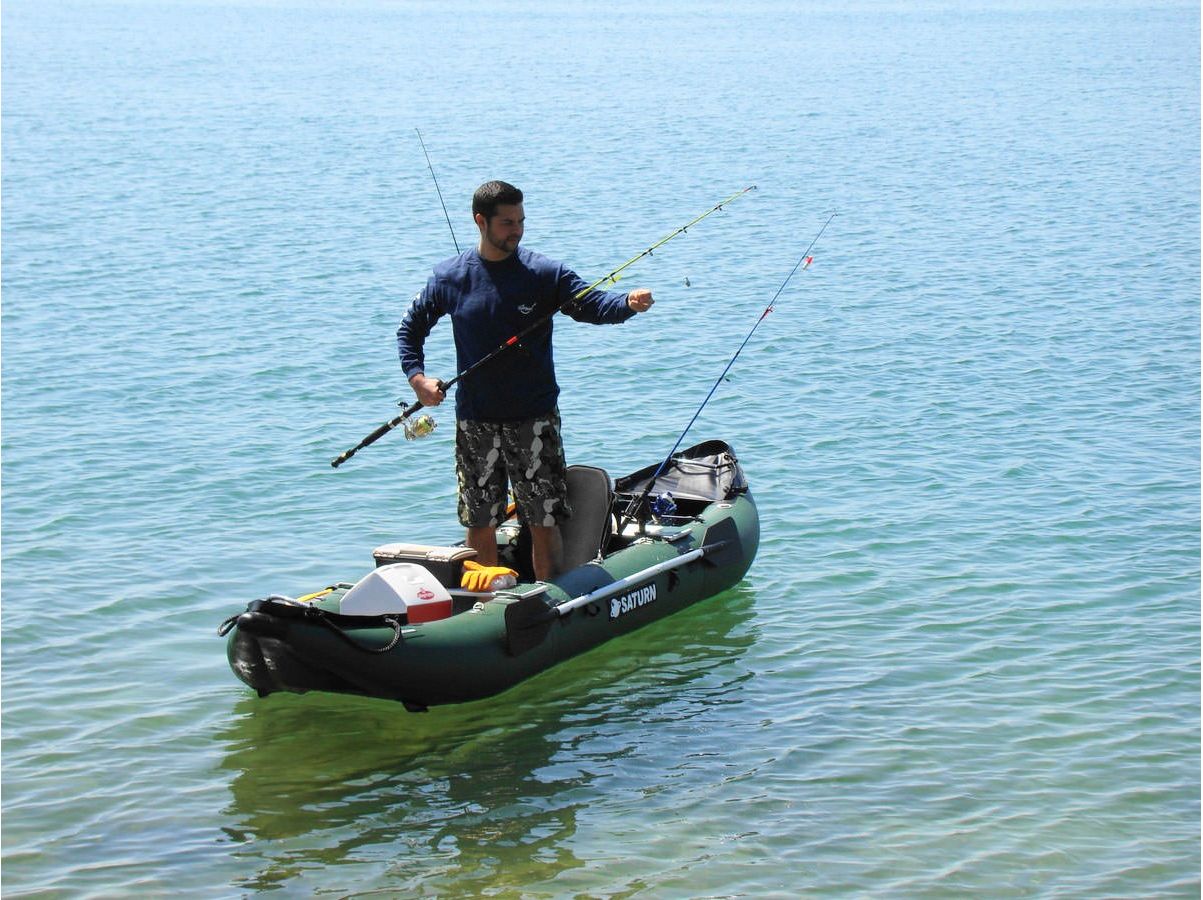 Saturn Inflatable Fishing Kayak. Best Fishing Kayaks at Affordable