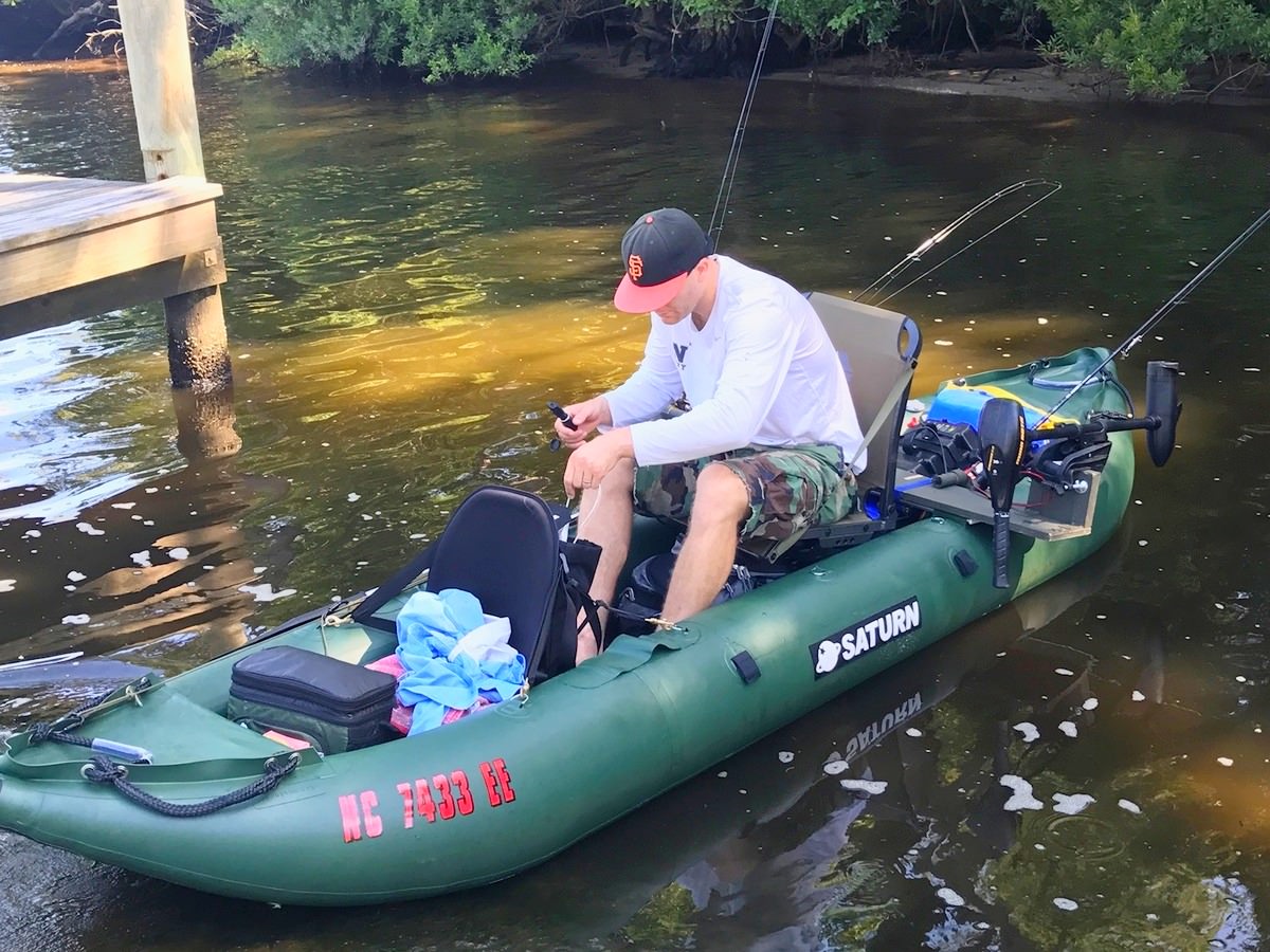 Buy SATURN 13' Pro-Angler Fishing Inflatable Kayaks FK396. Great