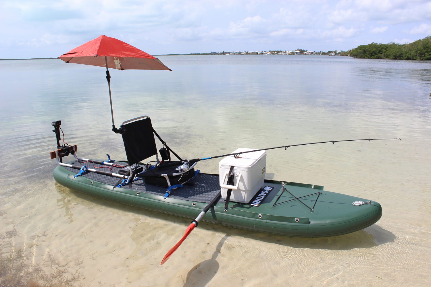 Sea Eagle FishSUP 126 Inflatable Fishing Paddleboard Swivel Seat