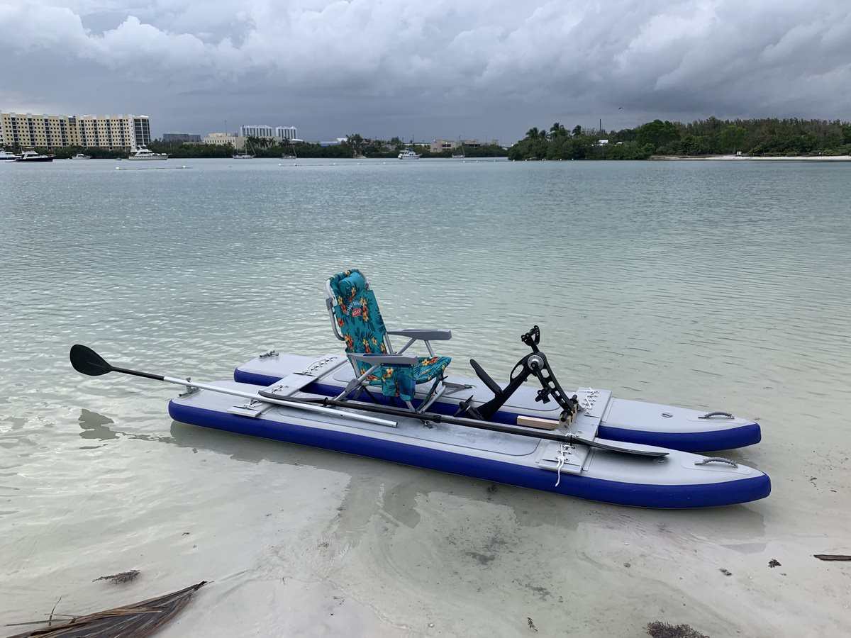 inflatable floats for diy catamaran