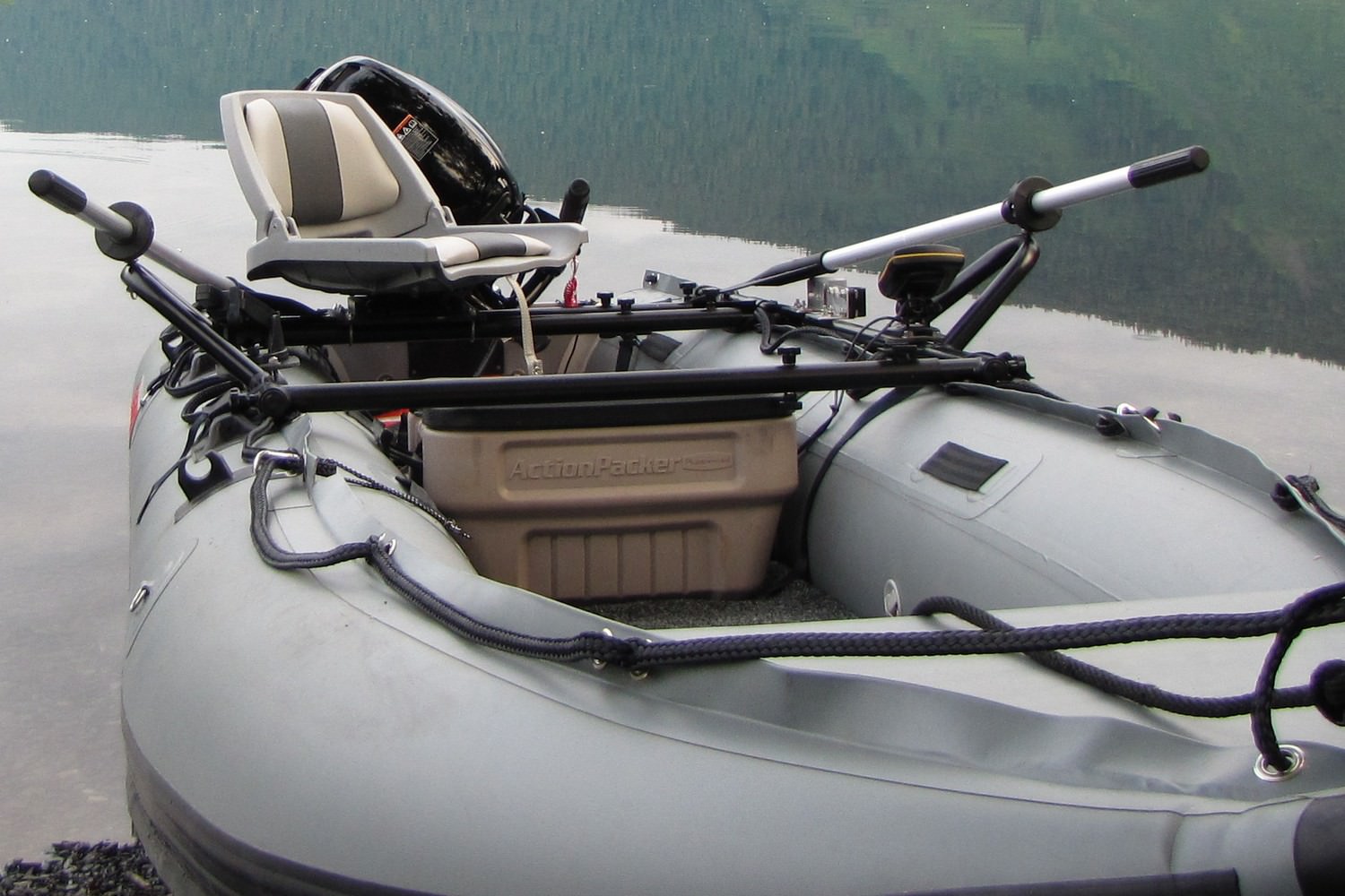 Inflatable Row Boat Modified into a Legit Fishing Boat?! How to Make It 