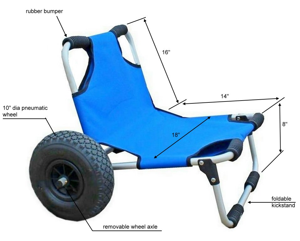 Kayak Cart / Beach Chair / Trolley