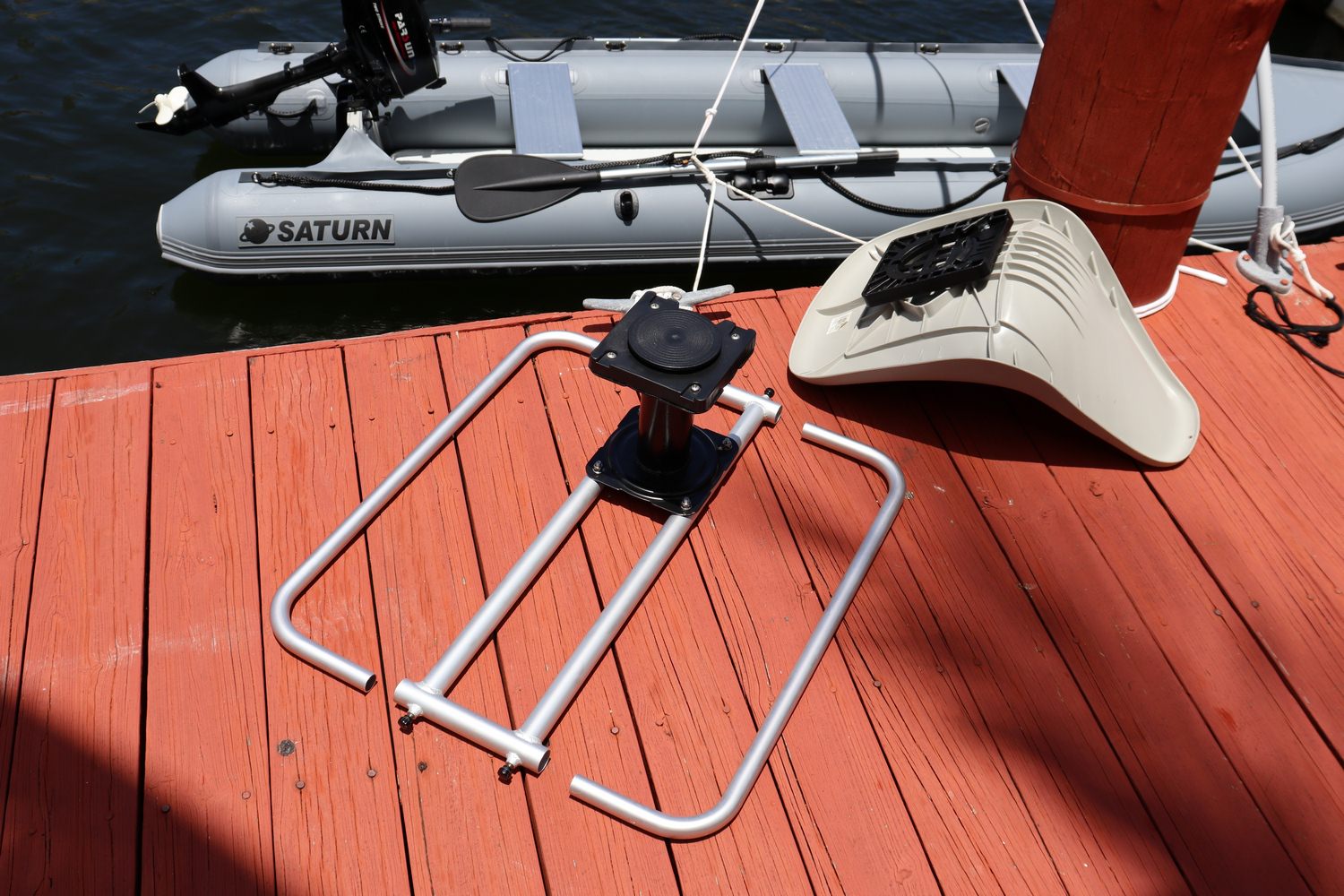 Aluminum Adjustable Seating Platform for inflatable boats, KaBoats