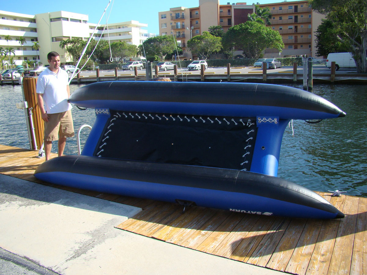 14 foot inflatable catamaran