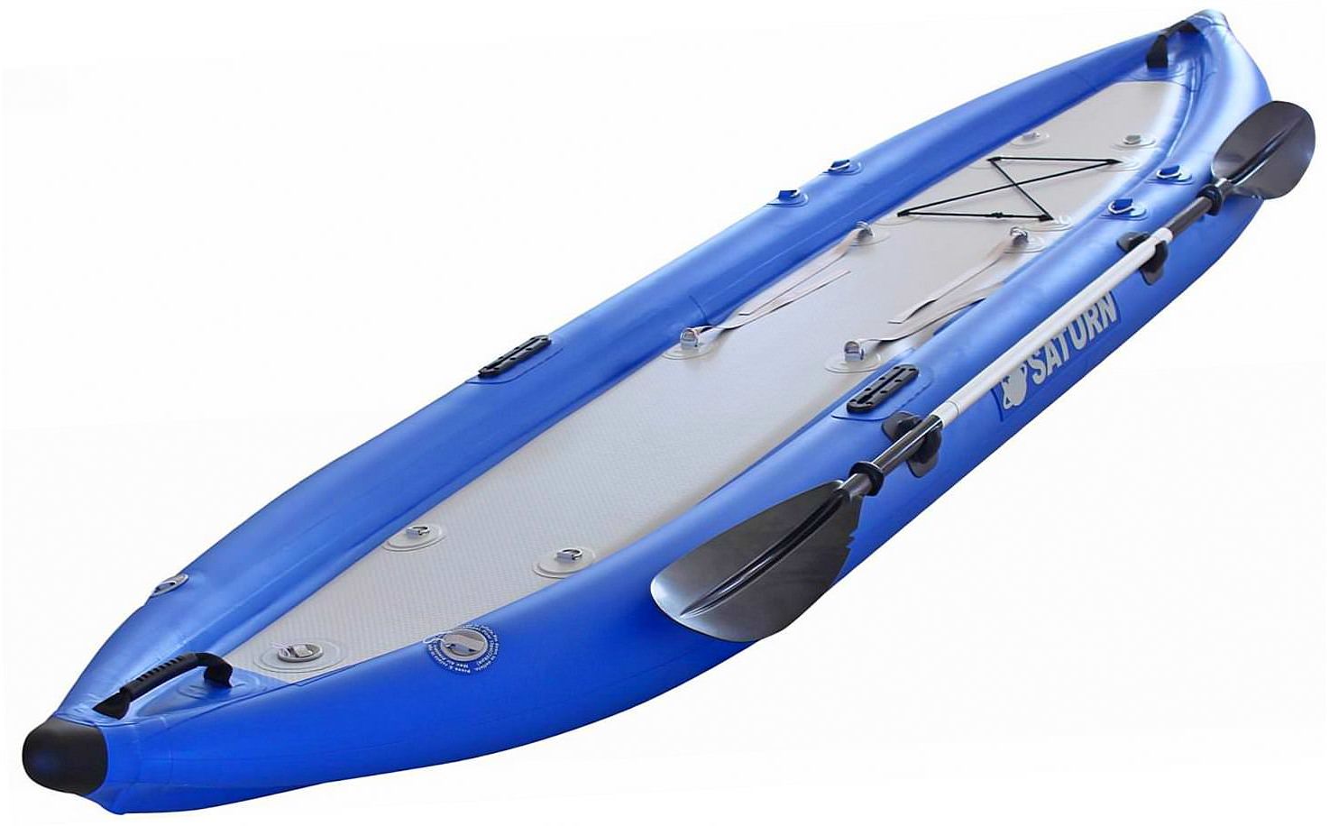 12' Saturn Tandem Inflatable Kayaks IK365. Portable, affordable inflatable  kayak for travel, fishing and recreation.