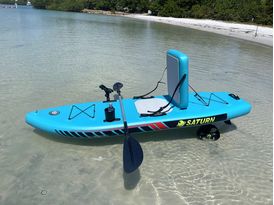 Saturn Travel Kayak on a lake