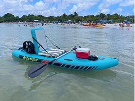 Kayak with Electric Fin