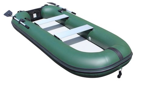 Portable 10' MotoRaft Inflatable Fishing Boat.