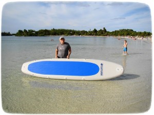 Inflatable SUP Paddle Board by Saturn